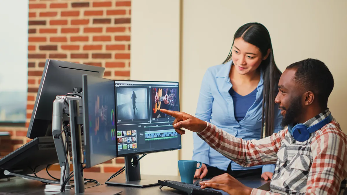 Video Editors Review Footage stored on STS Cloud